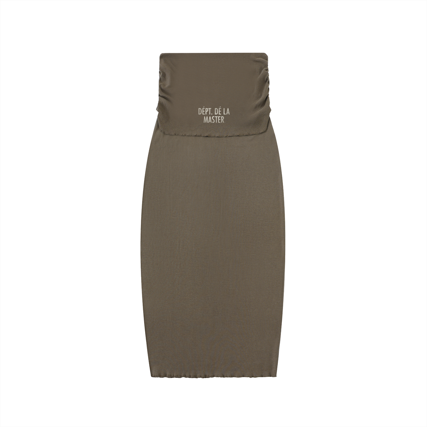 Dépt. Dé La Master Women’s Straight Hip-Hugging Slim Maxi Skirt - Coffee