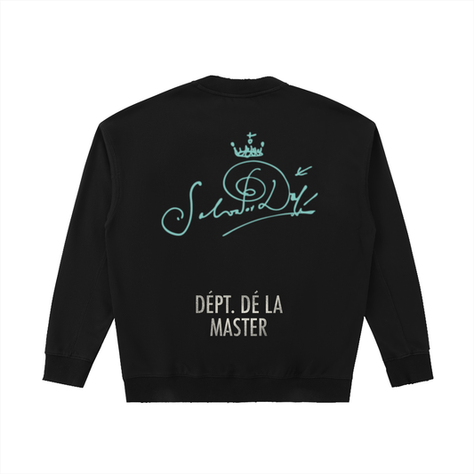 Dépt. Dé la Master Drop Shoulder Crewneck Sweatshirt - Black