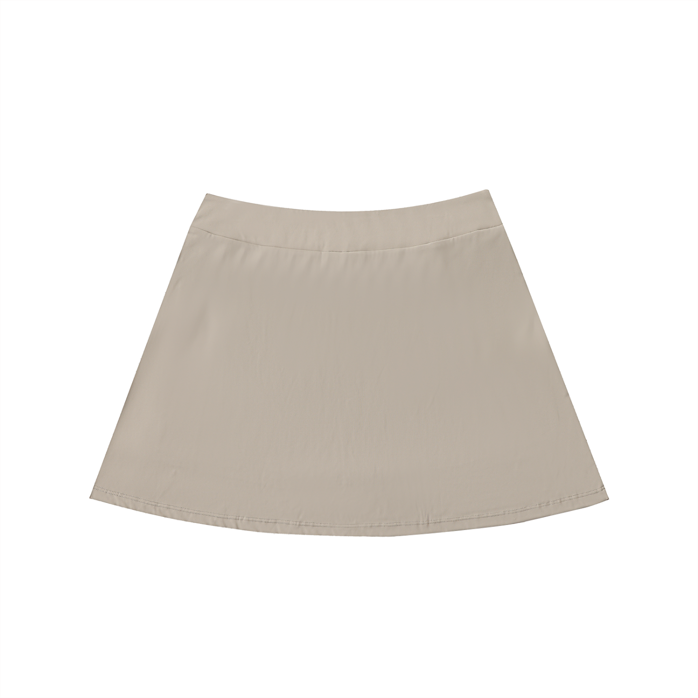 Dépt. Dé la Master Women’s High-Waist Pocketed A-Line Skirt - Light Coffee