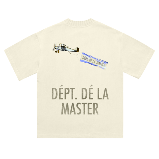 Dépt. Dé la Master Knitted Round Neck T-Shirt - Apricot