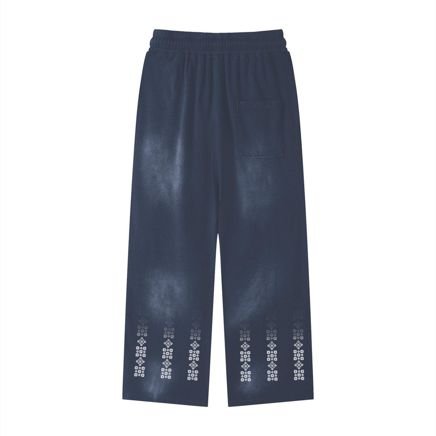 Matrix Wash Loose fit Sweatpants - Grey Blue