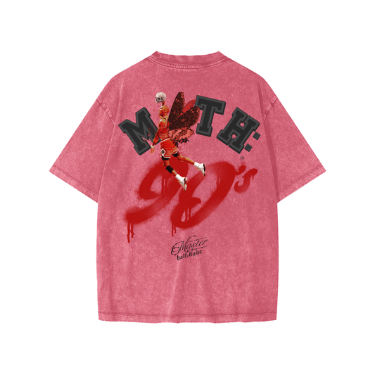 Kids' Like Him Snow Washed T-Shirt - Vintage red