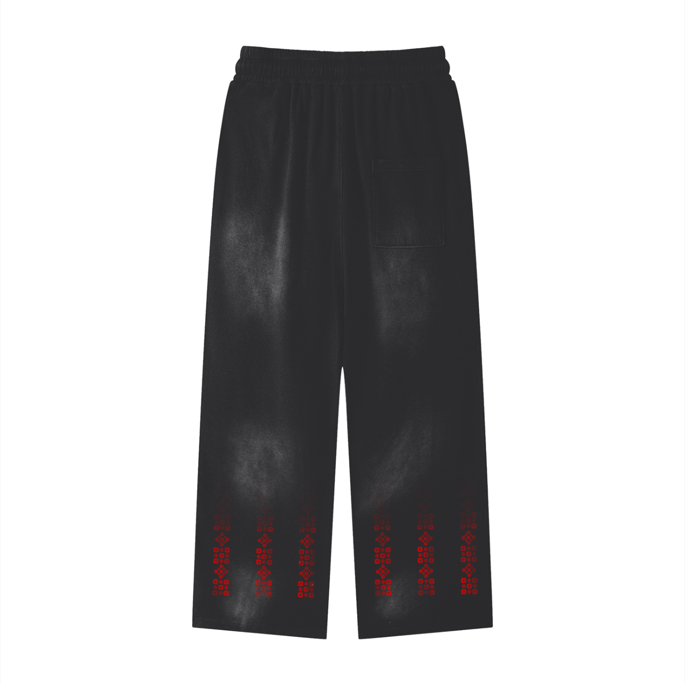 Matrix Wash Loose fit Sweatpants - Black