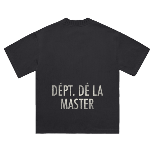 Dépt. Dé la Master Heavyweight Knitted Round Neck T-Shirt - Black