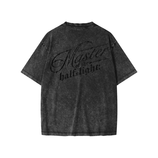 Kids' BAND Snow Washed T-Shirt - Black