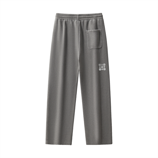 Dépt. Dé la Master Enzyme Washed Fleece Sweatpants - Dark Grey