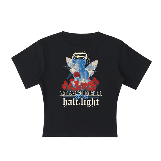 Women’s blueboi Lightweight Cocoon Shape Short Sleeve Top - Black