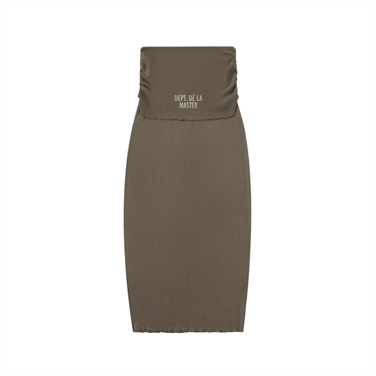 Dépt. Dé La Master Women’s Straight Hip-Hugging Slim Maxi Skirt - Coffee