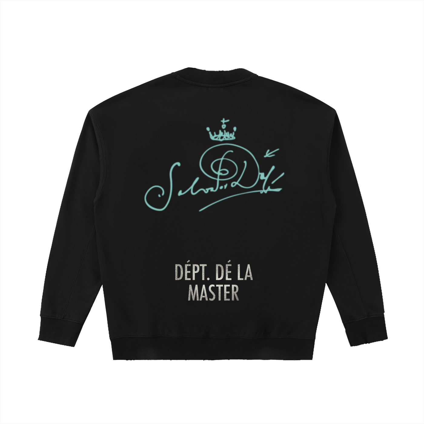 Dépt. Dé la Master Drop Shoulder Crewneck Sweatshirt - Black