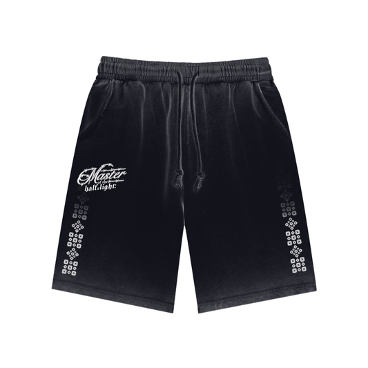 MOTH: Reverse Dyed Sweatshorts - Black