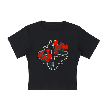 Women’s blueboi Lightweight Cocoon Shape Short Sleeve Top - Black