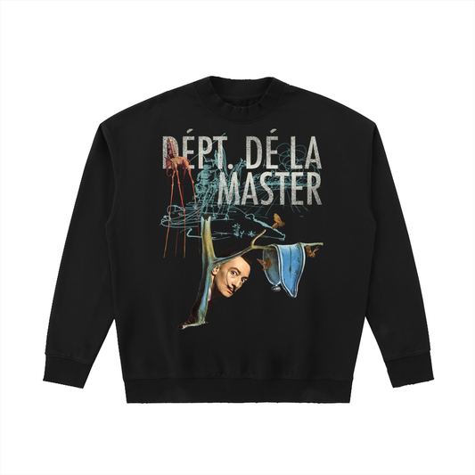 Dépt. Dé la Master Drop Shoulder Crewneck Sweatshirt - Black