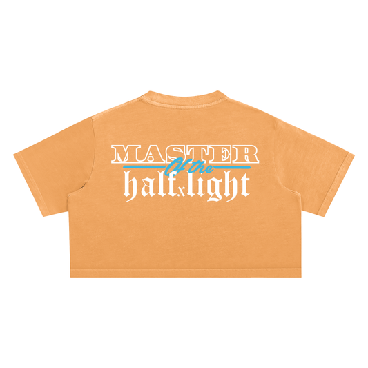 Women’s Under wraps Snow Washed Crop Top - Orange