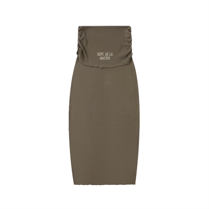 Dépt. Dé La Master Women’s Straight Hip-Hugging Slim Maxi Skirt - Coffee
