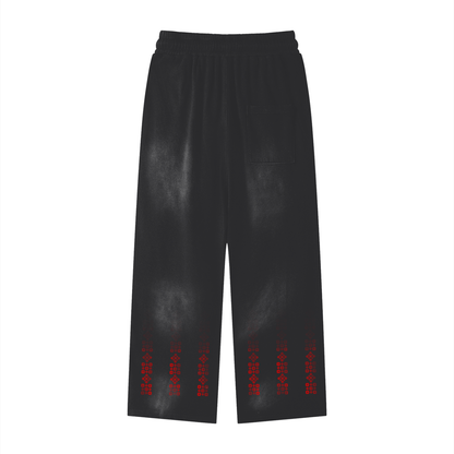 Matrix Wash Loose fit Sweatpants - Black