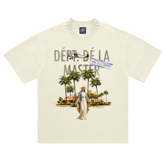 Dépt. Dé la Master Knitted Round Neck T-Shirt - Apricot
