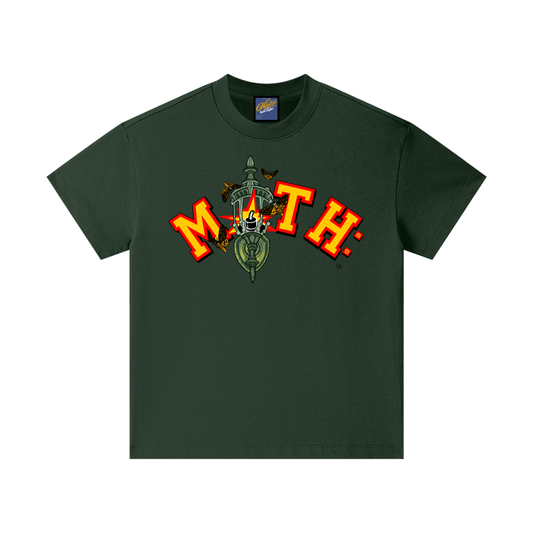 Kids’ light it up Pure Cotton Essential T-Shirt- Darkest Green