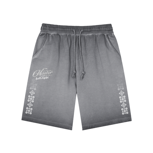 Moth: Reverse Dyed Sweatshorts - Grey