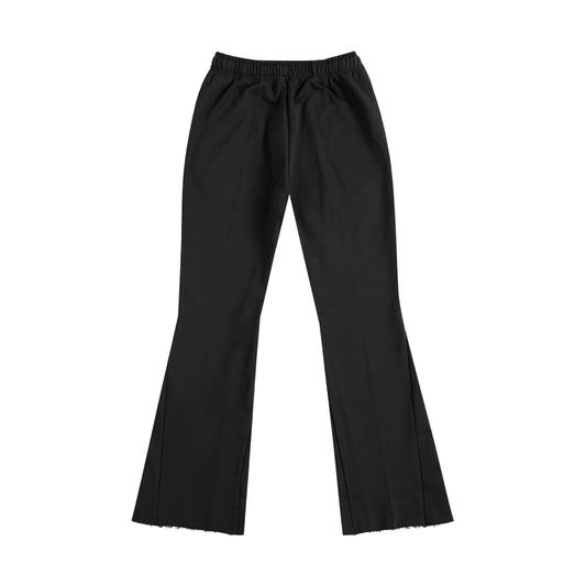 Taped it Flared Sweatpants - Black