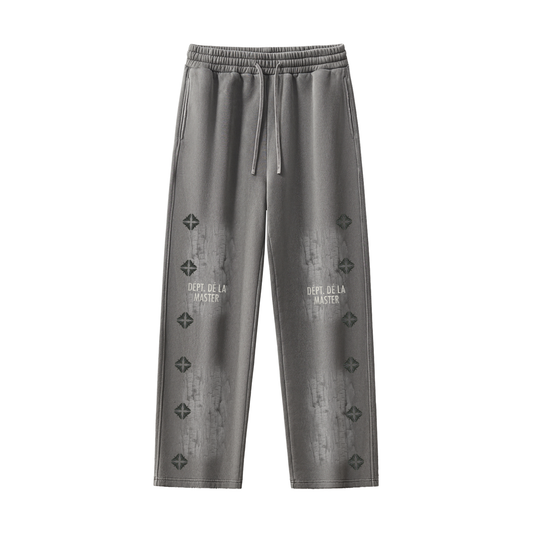 Dépt. Dé la Master Enzyme Washed Fleece Sweatpants - Dark Grey