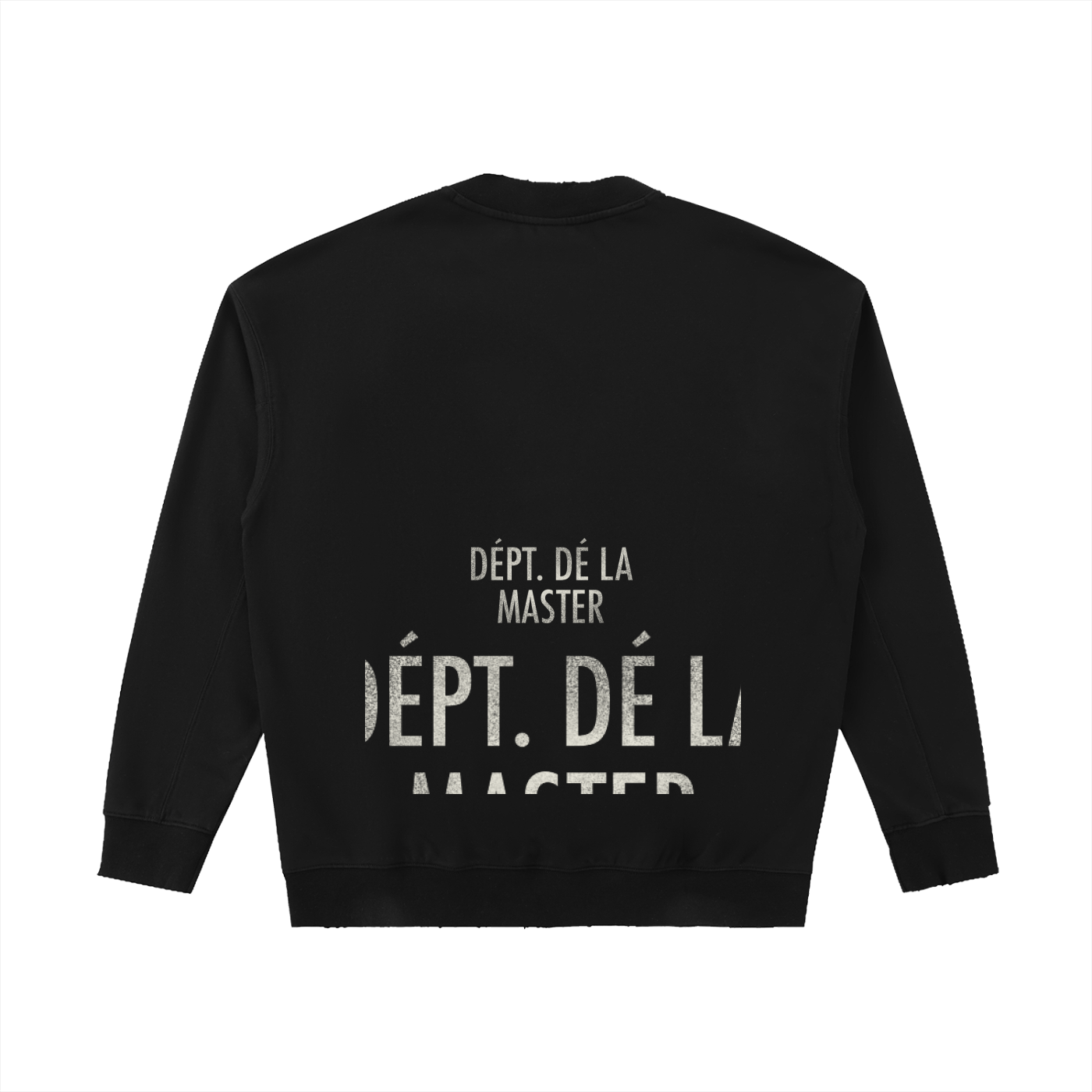 Dépt. Dé la Master Drop Shoulder Crewneck Sweatshirt - Black