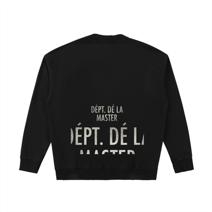 Dépt. Dé la Master Drop Shoulder Crewneck Sweatshirt - Black