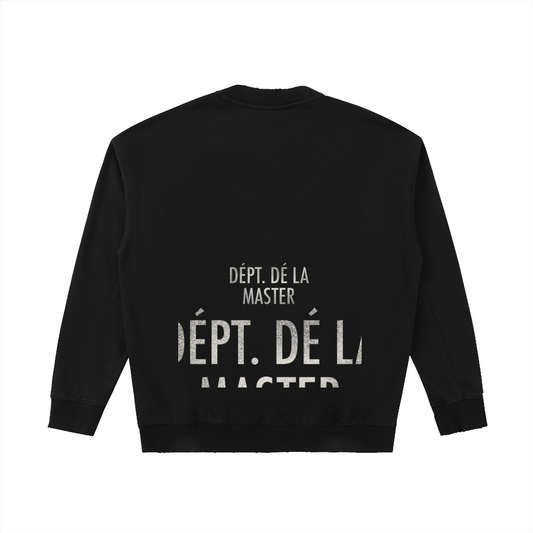 Dépt. Dé la Master Drop Shoulder Crewneck Sweatshirt - Black