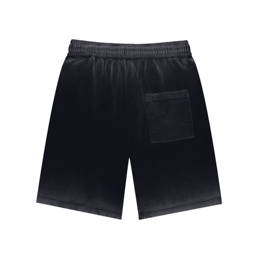 MOTH: Reverse Dyed Sweatshorts - Black