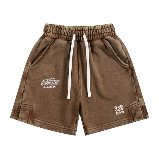 Snow Washed Kids' Shorts - Brown