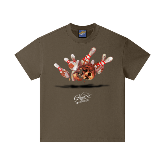 Kids’ Master Lanes Pure Cotton Essential T-Shirt - Brown
