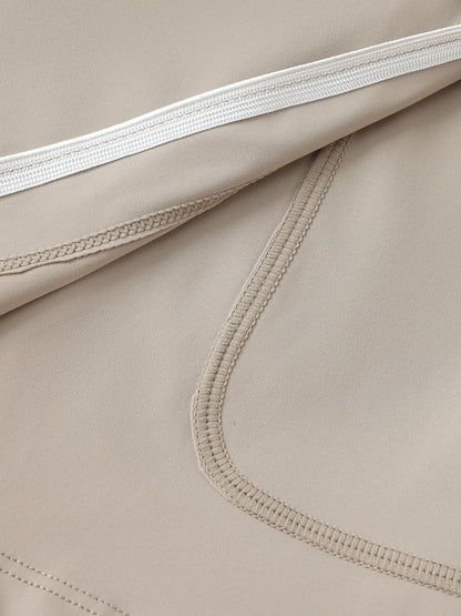 Dépt. Dé la Master Women’s High-Waist Pocketed A-Line Skirt - Light Coffee